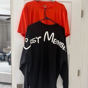 Black 'Cast Member' Graphic Sweatshirt by Unbranded - Bold White Script